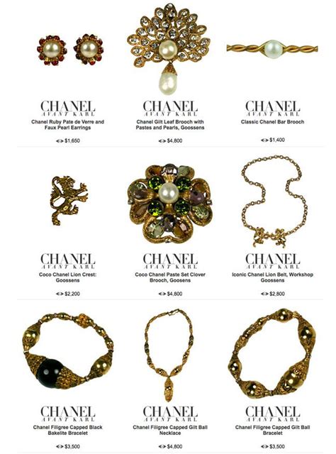 coco chanel vintage jewellery|Coco Chanel jewelry original.